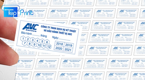 Sản xuất tem vỡ giá rẻ