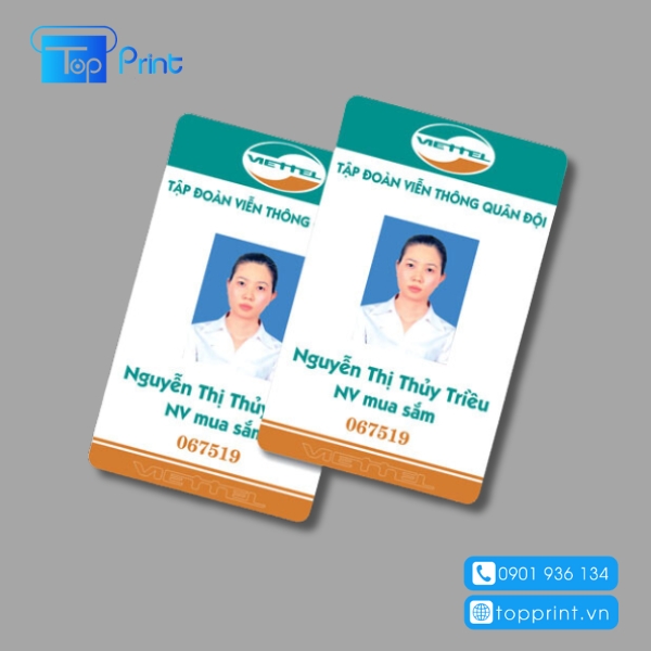 Mẫu in ảnh thẻ công ty chuyên nghiệp