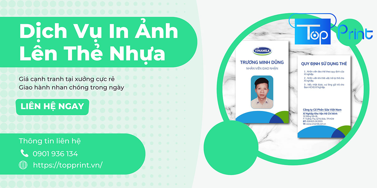 in ảnh lên thẻ nhựa giá rẻ