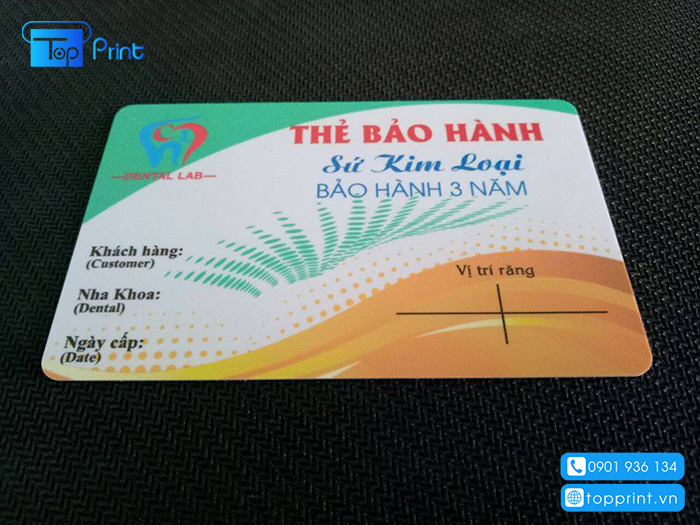 In thẻ bảo h&agrave;nh c&oacute; hạn sử dụng