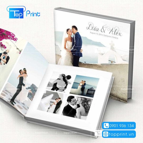In theo album ảnh cưới theo yêu cầu