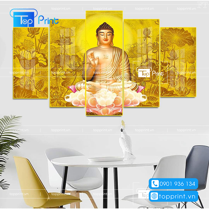 tranh in tr&ecirc;n chất liệu vải canvas