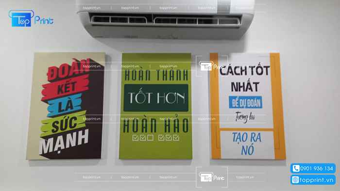 In Tranh Treo Tường Tạo Động Lực – Thiết Kế Riêng Theo Yêu Cầu