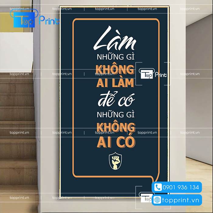 In Tranh Động Lực Dán Tường – Giải Pháp Trang Trí Hiệu Quả