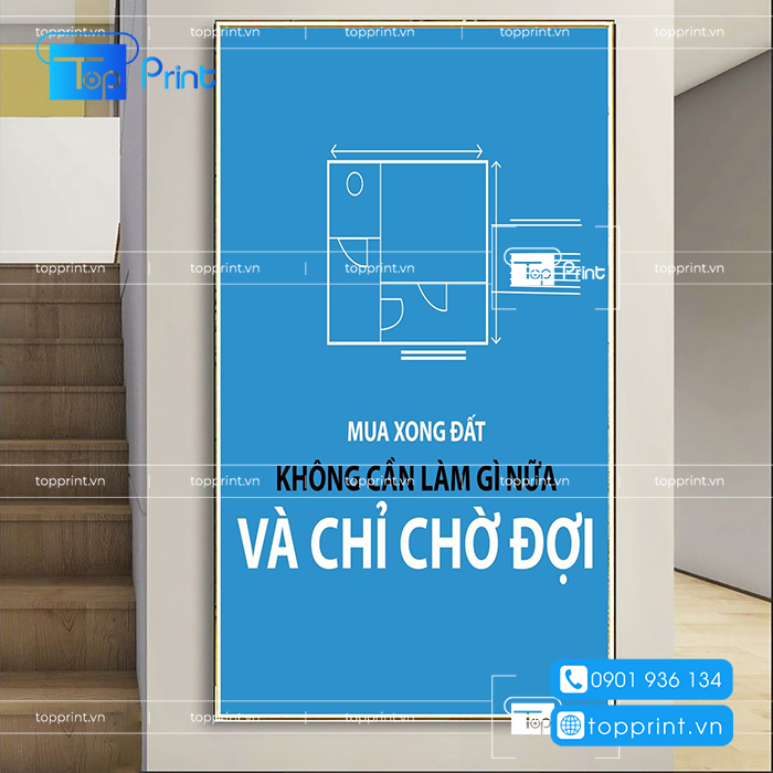 Mẫu Tranh Động Lực Được In Canvas Treo Tường Siêu Hot