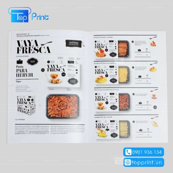 Mẫu catalogue giới thiệu bào bì sản phẩm giá rẻ tphcm