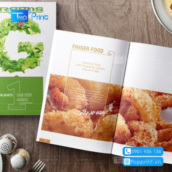 Yêu cầu khi thiết kế catalogue bao bì thực phẩm