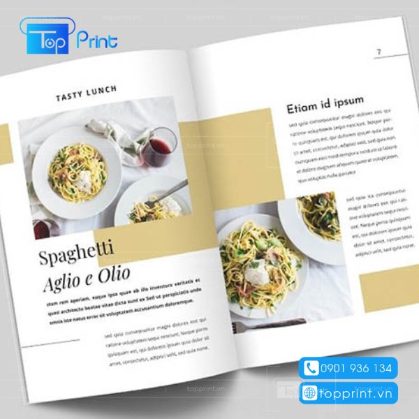 Mẫu catalogue giới thiệu bào bì sản phẩm giá rẻ tphcm