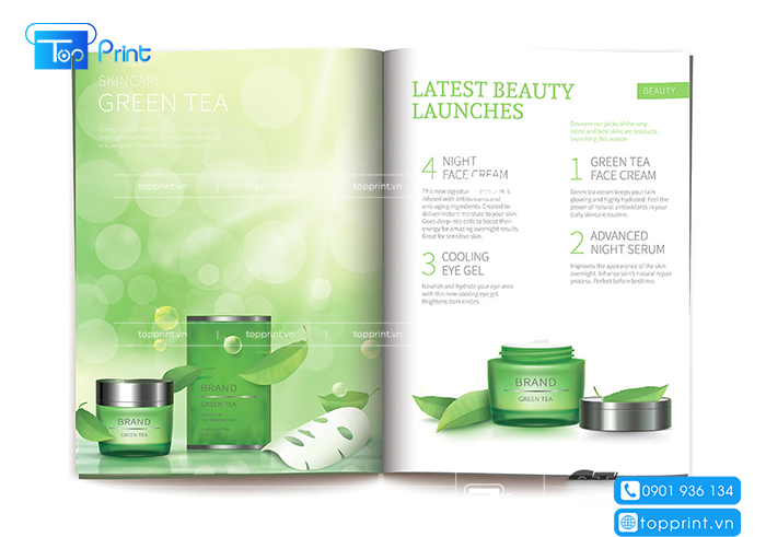 catalogue linh vuc my pham