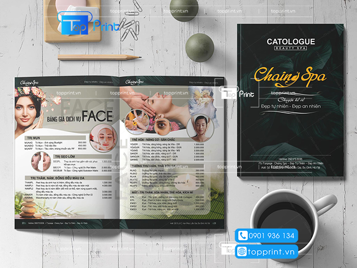 catalogue linh vuc my pham