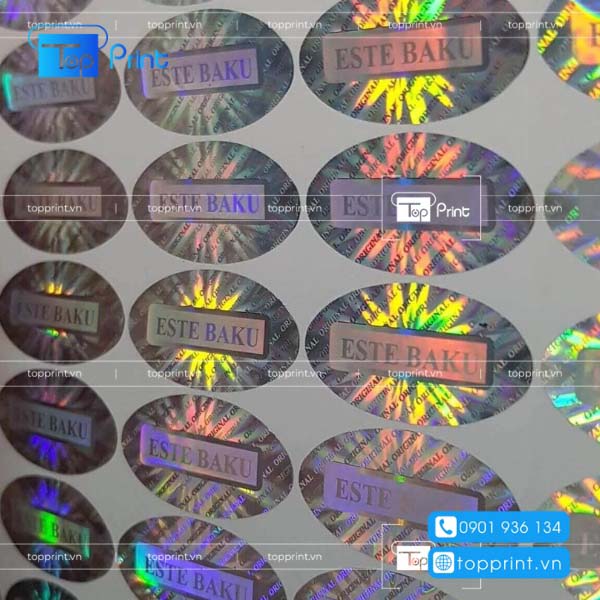 Sticker chống giả giá rẻ