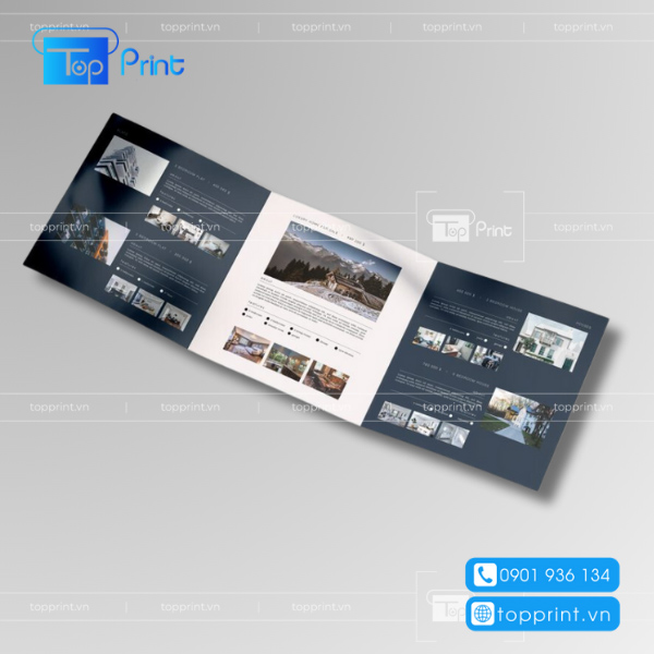 Brochure bất động sản gấp 3