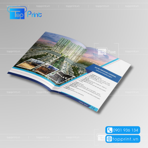 Mẫu Brochure bất động sản có hiệu ứng Duotones