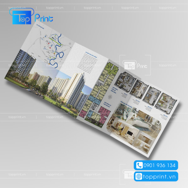Mẫu brochure bất động sản độc đáo