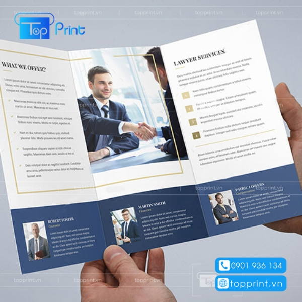 Mẫu brochure công ty du lịch