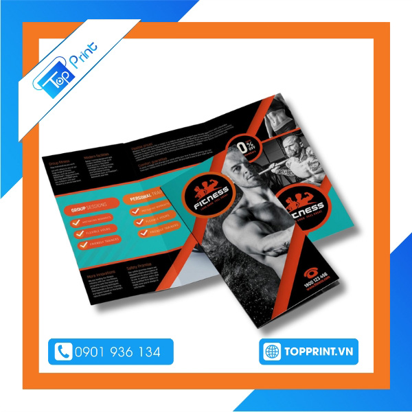 Mẫu brochure giảm giá gói tập gym