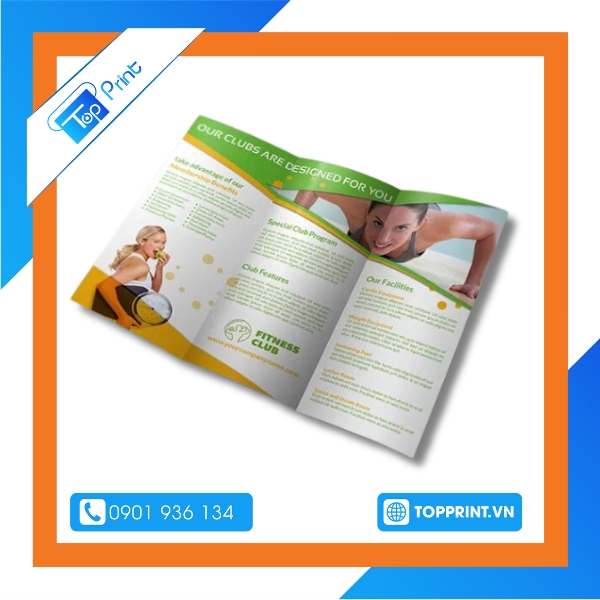 Brochure câu lạc bộ gym hiện đại