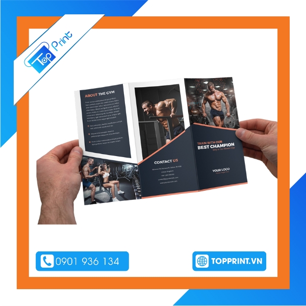 Brochure mẫu phòng tập gym hiện đại