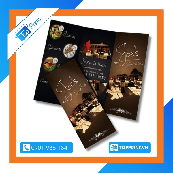 Brochure dịch vụ nhà hàng - Bar