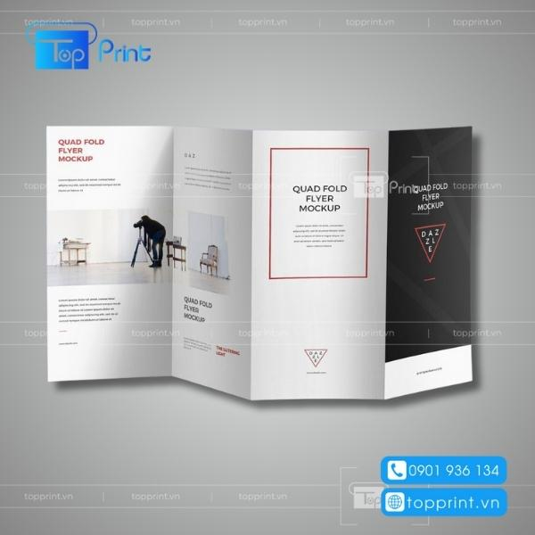 In brochure quảng cáo sản phẩm chuyên nghiệp