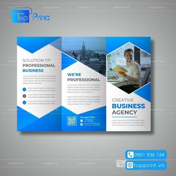 Mẫu brochure quảng cáo profile cá nhân