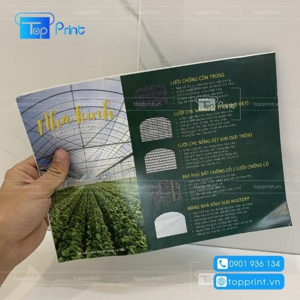 In brochure quảng cáo ở đâu đẹp nhất - TOPPRINT