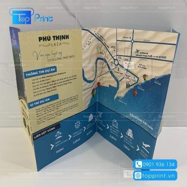 In brochure quảng cáo giá rẻ tại tphcm