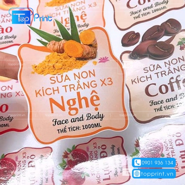 In tem nhãn logo thương hiệu theo yêu cầu