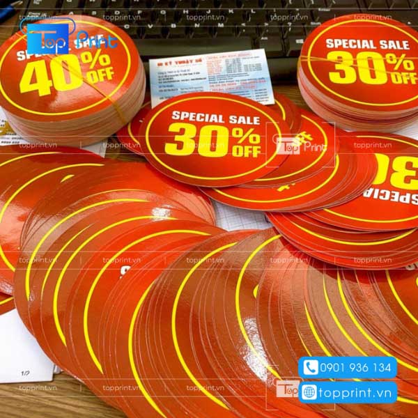 In tem nhãn số lượng ít với giá cạnh tranh cực rẻ tại Hưng Yên