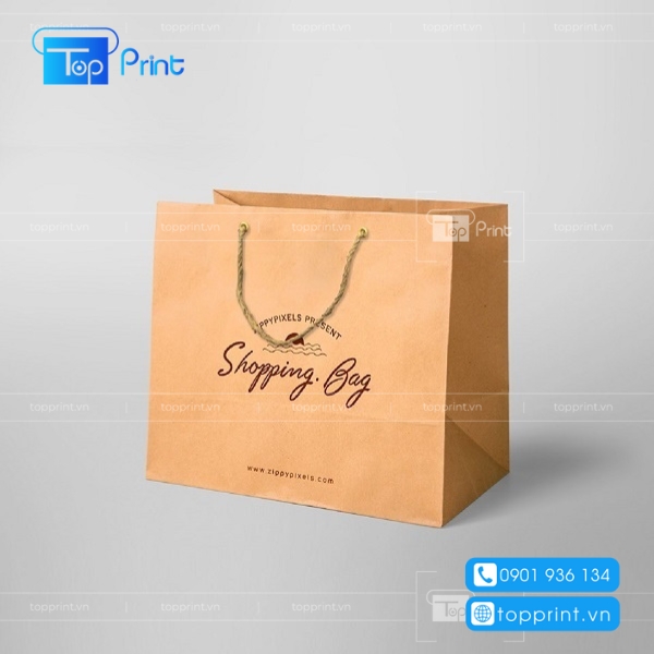 In túi giấy đựng rau củ, trái cây giá tại xưởng - TOPPRINT