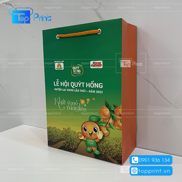 Túi giấy đựng rau củ giá rẻ tại TOPPRINT