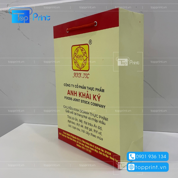 Túi giấy đựng trái cây, rau củ đẹp