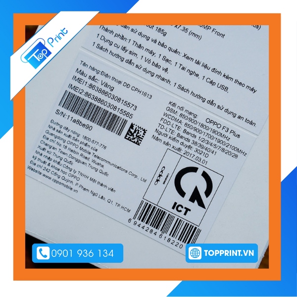 decal in tem nhãn mã vạch số lượng ít