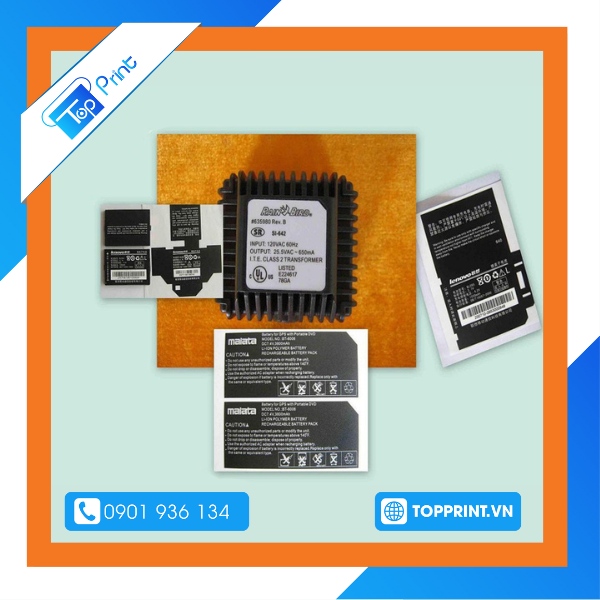 In decal điện tử bảo mật cao