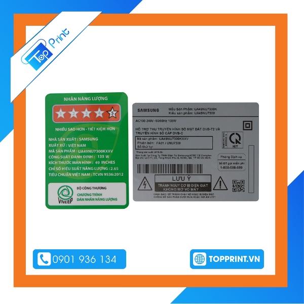 decal mã vạch khổ 75x100mm fasson