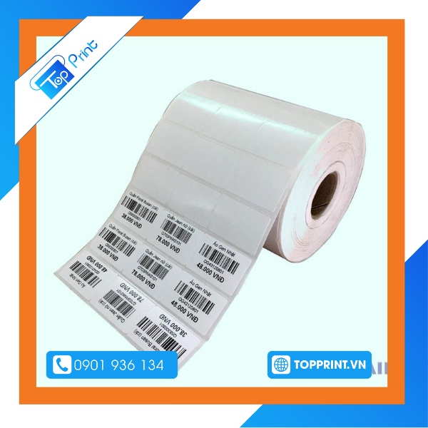 giấy in nhiệt 3 tem kích thước 35x22mm