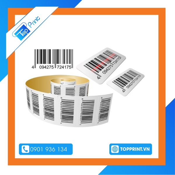 In tem mã qr nhựa PVC