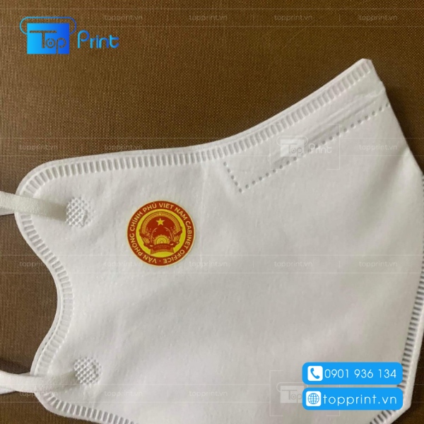 In logo khẩu trang theo yêu cầu giá rẻ