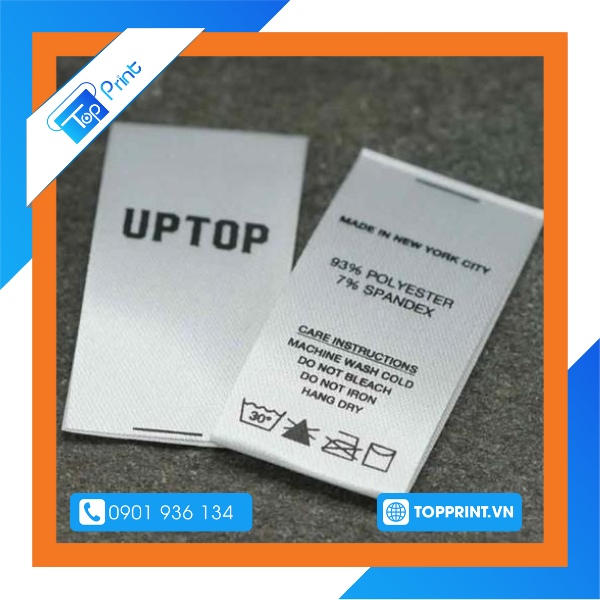 Dịch vụ in tem quần áo đẹp tại TPHCM và Hà Nội