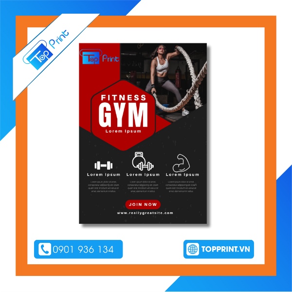 Sử dụng tơ rơi gym tiếp cận khách hàng