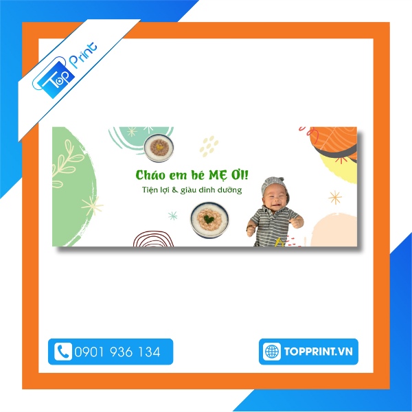 Quảng cáo sản phẩm cháo dinh dưỡng bằng tờ rơi hiệu quả cao