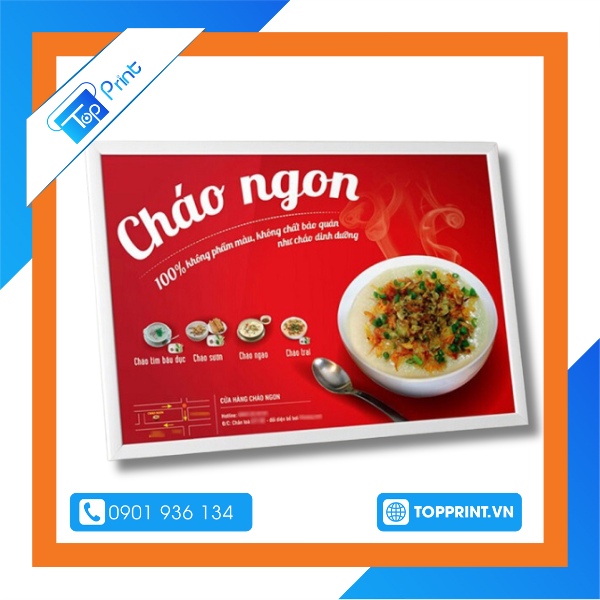 Thông tin đặt in tờ dơi quảng cáo cháo dinh dưỡng tại TOPPRINT