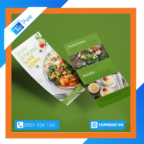 Hình ảnh tờ rơi chất lượng, sắc nét