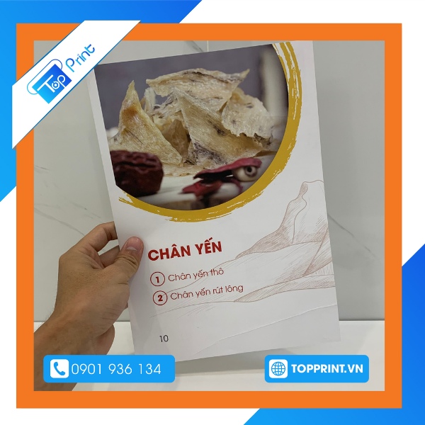 In tờ rơi thực phẩm sạch theo yêu cầu