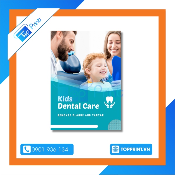 Mẫu tờ rơi phòng khám dành cho trẻ em