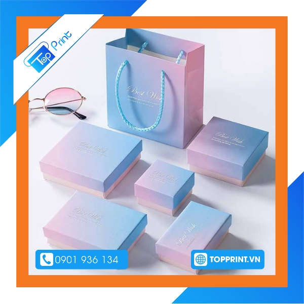 Mẫu túi giấy đựng nữ trang cao cấp