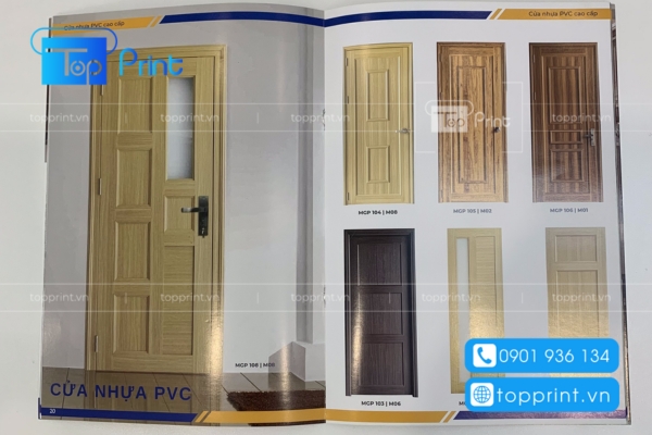 Mẫu catalogue sản phẩm cửa nhựa