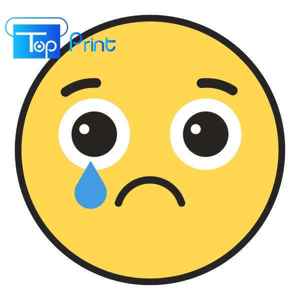 sticker mat buon tui than