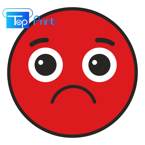 sticker mat buon chan