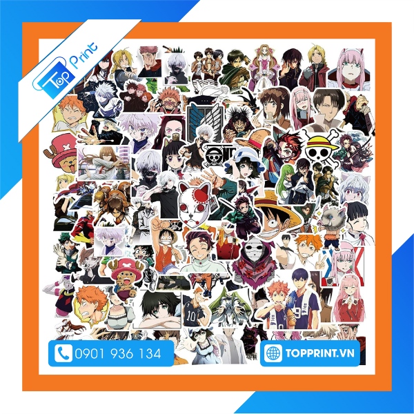 sticker anime cute